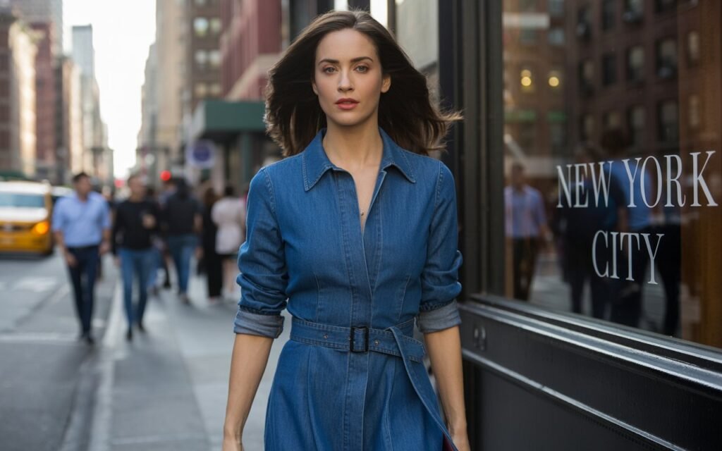 denim dress clothes