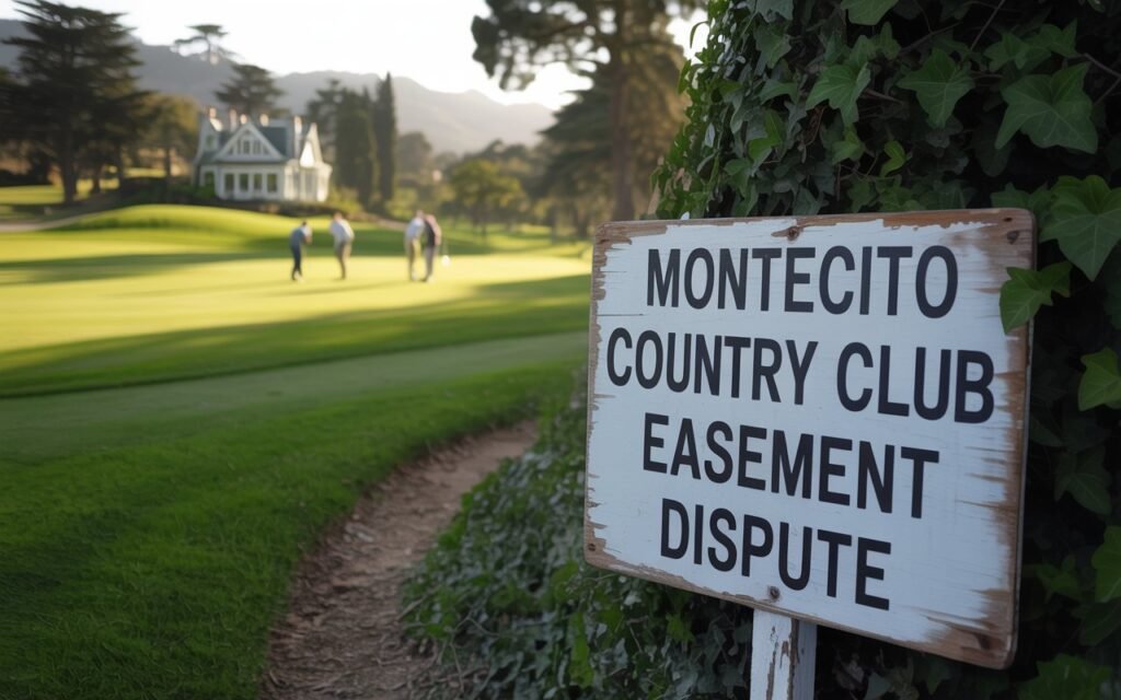 Montecito Country Club Easement Dispute